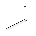 pendant luminaire WORKLIGHT P LINE 150 suitable for VDU workstation IP20, black dimmable