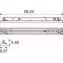 SLV 3-phase spot TRACK LINE S 3PH 39 830/835/840 DWB BK D DALI controllable, CCT Switch IP20, black dimmable