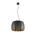 pendant luminaire HAVEN 50 with lamp socket, with canopy E27 IP20, black