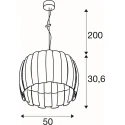 SLV pendant luminaire HAVEN 50 with lamp socket, with canopy E27 IP20, gold
