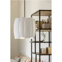 SLV pendant luminaire HAVEN 35 with lamp socket, with canopy E27 IP20, white