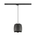 SLV 3-phase pendant luminaire HAVEN 25 with lamp socket E27 IP20, black