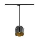 SLV 3-phase pendant luminaire HAVEN 25 with lamp socket E27 IP20, black