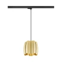 3-phase pendant luminaire HAVEN 25 with lamp socket E27 IP20, gold