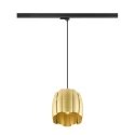 SLV 3-phase pendant luminaire HAVEN 25 with lamp socket E27 IP20, gold