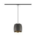 1-phase pendant luminaire HAVEN 25 with lamp socket E27 IP20, black