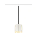 1-phase pendant luminaire HAVEN 25 with lamp socket E27 IP20, white