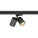 3-phase spot BIMA 2.0 3PH DOUBLE QPAR51 2 flames, cardanic, with lamp socket GU10 IP20, black