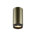 SLV surface downlight GRIP! L CL QPAR51 rigid, with lamp socket GU10 IP20, bronze, black