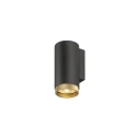 SLV wall luminaire GRIP! L WL UP OR DOWN 1 flame, direct GU10 IP20, gold, black