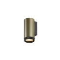 SLV wall luminaire GRIP! L WL UP OR DOWN 1 flame, direct GU10 IP20, bronze, black