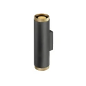 SLV wall luminaire GRIP! L WL UP/DOWN up / down, 2 flames, direct / indirect GU10 IP20, gold, black
