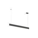 SLV pendant luminaire LINIUS 120 PD PHASE RECESSED built-in version IP20, black dimmable