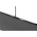 SLV pendant luminaire LINIUS 120 PD PHASE RECESSED built-in version IP20, black dimmable