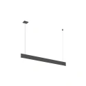 SLV pendant luminaire LINIUS 120 PD PHASE RECESSED built-in version IP20, black dimmable