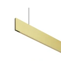 SLV pendant luminaire LINIUS 150 PD PHASE ROSETTE with canopy IP20, brass dimmable