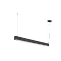 SLV pendant luminaire GLENOS® 2.0 PD 120CM DALI controllable, UGR < 19 IP20, black dimmable