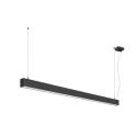 SLV pendant luminaire GLENOS® 2.0 PD 150CM DALI controllable, UGR < 19 IP20, black dimmable
