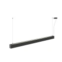SLV pendant luminaire GLENOS® 2.0 PD 150CM DALI controllable, UGR < 19 IP20, black dimmable