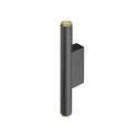 SLV wall luminaire GRIP! S WL PHASE UP/DOWN 2 flames, rigid, direct / indirect IP20, gold, black dimmable