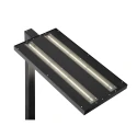 SLV table lamp WORKLIGHT 2.0 TL UP/DOWN with touch dimmer, UGR < 13, with table clamp IP20, black dimmable