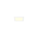 SLV ceiling recessed luminaire SENSER 2.0 18 RL SQUARE PHASE CCT square, CCT Switch IP20, white dimmable