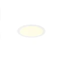 SLV ceiling recessed luminaire SENSER 2.0 30 RL ROUND DALI CCT round, DALI controllable, CCT Switch IP20, white dimmable