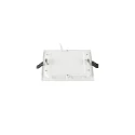 ceiling recessed luminaire SENSER 2.0 18 RL ROUND DALI CCT square, DALI controllable, CCT Switch IP20, white dimmable