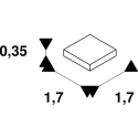 SLV corner connector LEDSTRIP COB 90° S