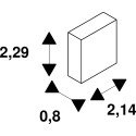 SLV end cap LEDSTRIP SURFACE M