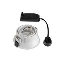 SLV Recessed luminaire HORN-T GU10, 1xGU10, 230V, Clip springs, white