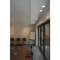 SLV Recessed luminaire HORN-O, 1xGU10, 230V, Clip springs, white