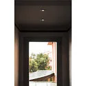 SLV LED Recessed luminaire H-LIGHT 1 LED, 11,5W, 20°, 2700K, incl. driver, clip spring, matt black