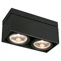 Ceiling spot KARDAMOD SURFACE SQUARE ES111 Double, square, 2x GU10