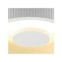 SLV LED Ceiling luminaire OCCULDAS, round, 21W, 30 SMD LED, 3000K, 120°, white