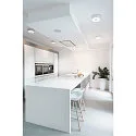 SLV LED Ceiling luminaire OCCULDAS, round, 21W, 30 SMD LED, 3000K, 120°, white