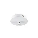 Ceiling canopy FITU 1, round, incl. strain relief, white