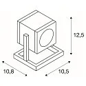 Outdoor luminaire CUBIX I Floor lamp, GU10, 230V
