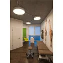 SLV LED Ceiling luminaire MEDO 90 LED Pendant luminaire, 120W, 120°, 3000K, silver grey