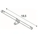 COSMIC, Lamp holder for TENSEO low-voltage wire system, QR-C51, swiveling, 2 items