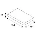 T-coupler 2/ Earth right, white