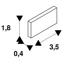 Endcaps for 1 Phase Tracks, 2 items