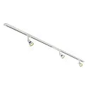SLV 1 Phase-High voltage-Set incl. 3x PURI Spot and 3x LED GU10 lamps/bulbs and accessory, white