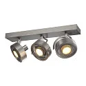 SLV Wall luminaire KALU 3 QPAR111 Ceiling luminaire, ES111, max. 3x75W, alu brushed