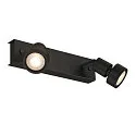 SLV Wall luminaire PURI 2 Ceiling luminaire, GU10, max. 2x50W, with Decoring, black