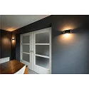 Wall luminaire OSSA R7s 300, oval, R7s 118mm, max. 120W, up/down, black