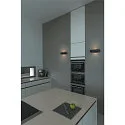 Wall luminaire OSSA R7s 300, oval, R7s 118mm, max. 120W, up/down, black