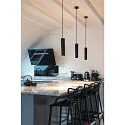 Pendant luminaire ENOLA B PD-1, IP20, GU10 QPAR51, Ø 6,7cm / H 30cm, aluminium, white