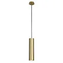 Pendant luminaire ENOLA B PD-1, IP20, GU10 QPAR51, Ø 6,7cm / H 30cm, aluminium, brass