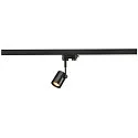 SLV Spot BIMA 1 GU10 50W, incl. 3-Phase adapter, black